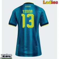 Colombia Yerry Mina #13 Replica Away Shirt Ladies World Cup 2026 Short Sleeve